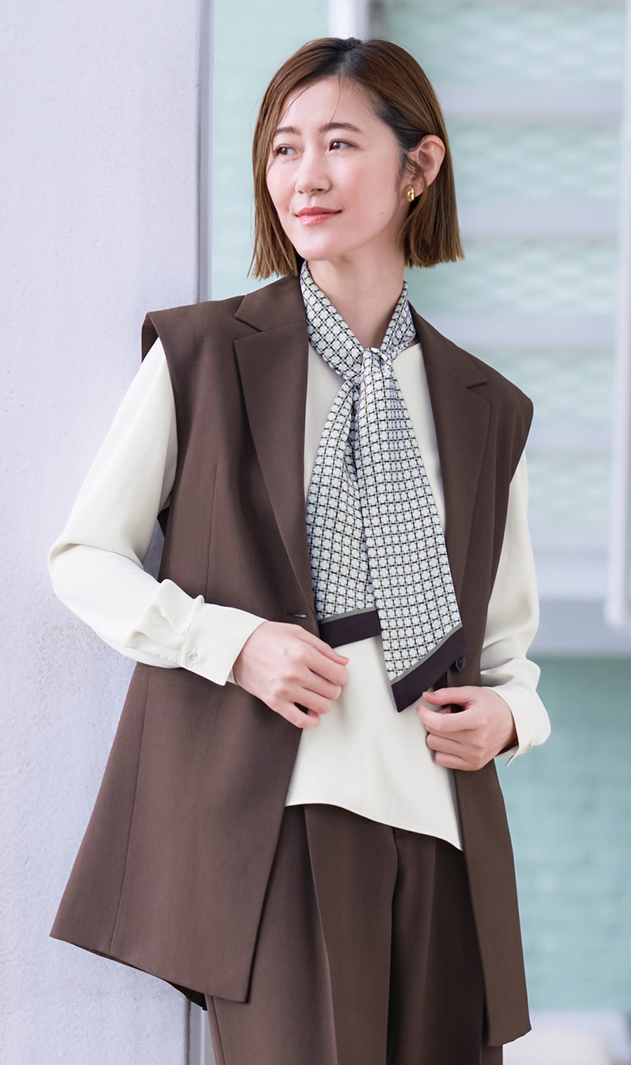 テーラードカラージレ【セットアップ着用可】 (AGL5555-D) | ANCHOR