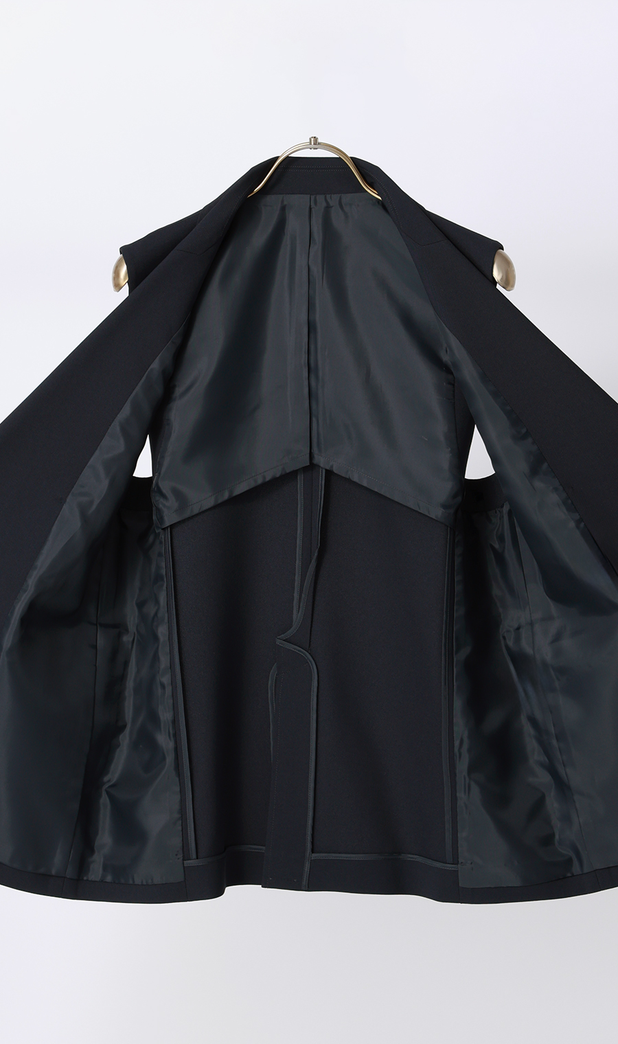 ダブルブレストジレ【セットアップ着用可】 ネイビー M