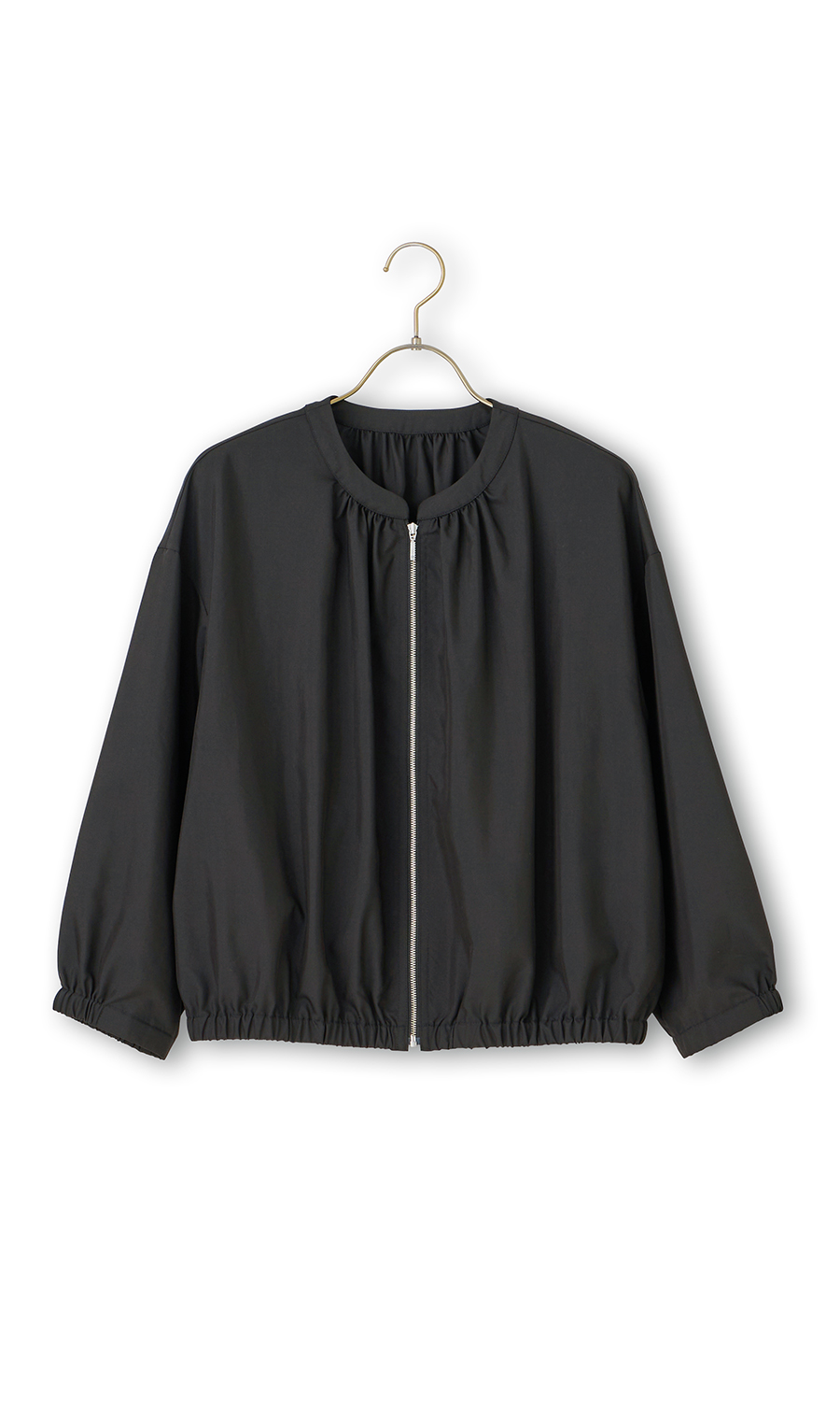 ブルゾンジャケット【セットアップ着用可】 ブラック M