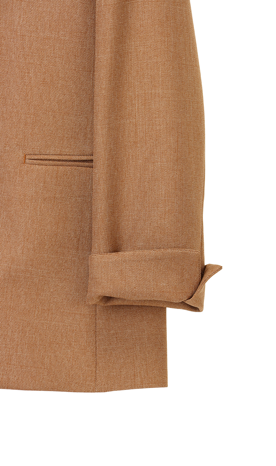 1ボタンVカラージャケット《セットアップ着用可》 ブラウン 5号