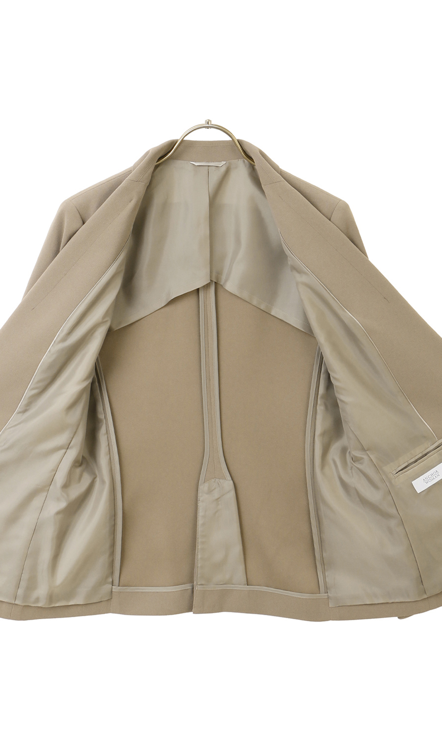 テーラードジャケット【セットアップ着用可】 ベージュ 11号