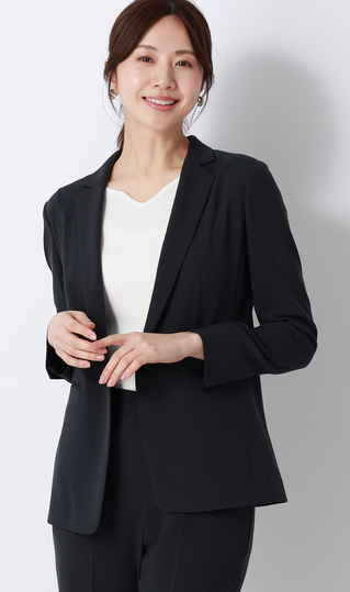 1ボタンテーラードジャケット【COOLMAX】【涼】【セットアップ着用可】