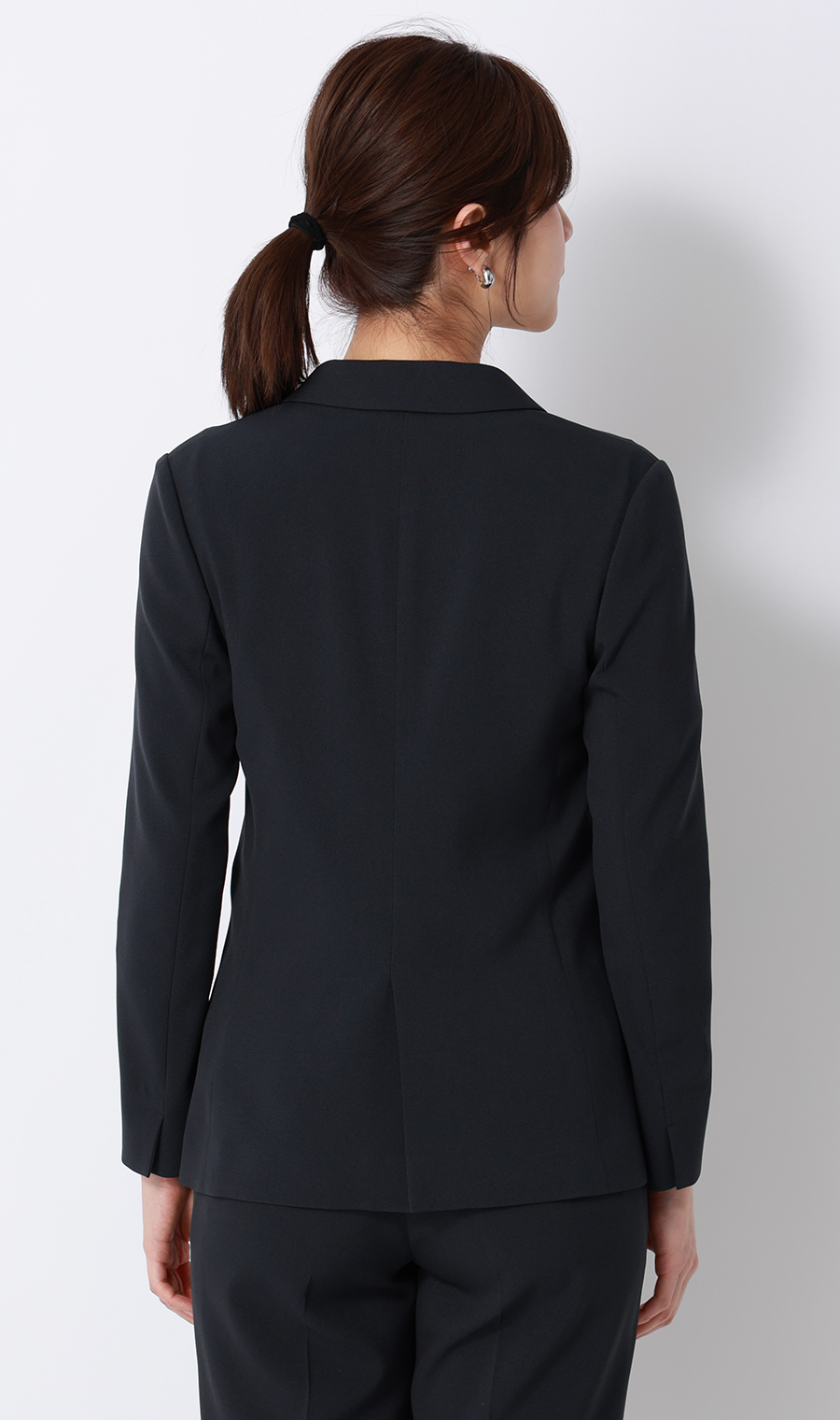 1ボタンテーラードジャケット【COOLMAX】【涼】【セットアップ着用可】 ネイビー SS