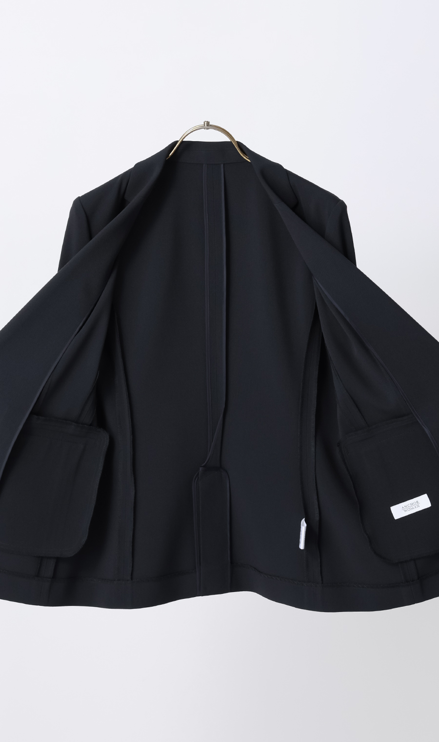 1ボタンテーラードジャケット【COOLMAX】【涼】【セットアップ着用可】 ネイビー SS