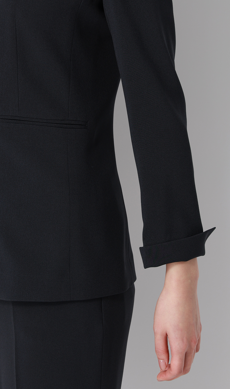 1ボタンテーラードジャケット【COOLMAX】【涼】【セットアップ着用可】 ネイビー SS