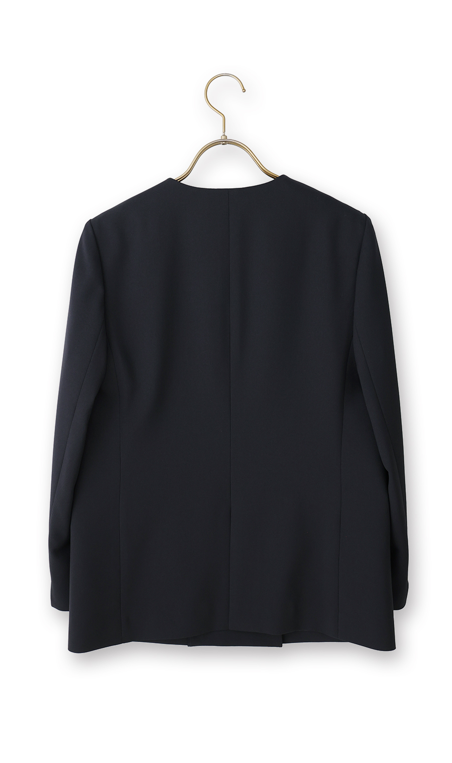 Vカラー2ボタンダブルジャケット【セットアップ着用可】 ネイビー S