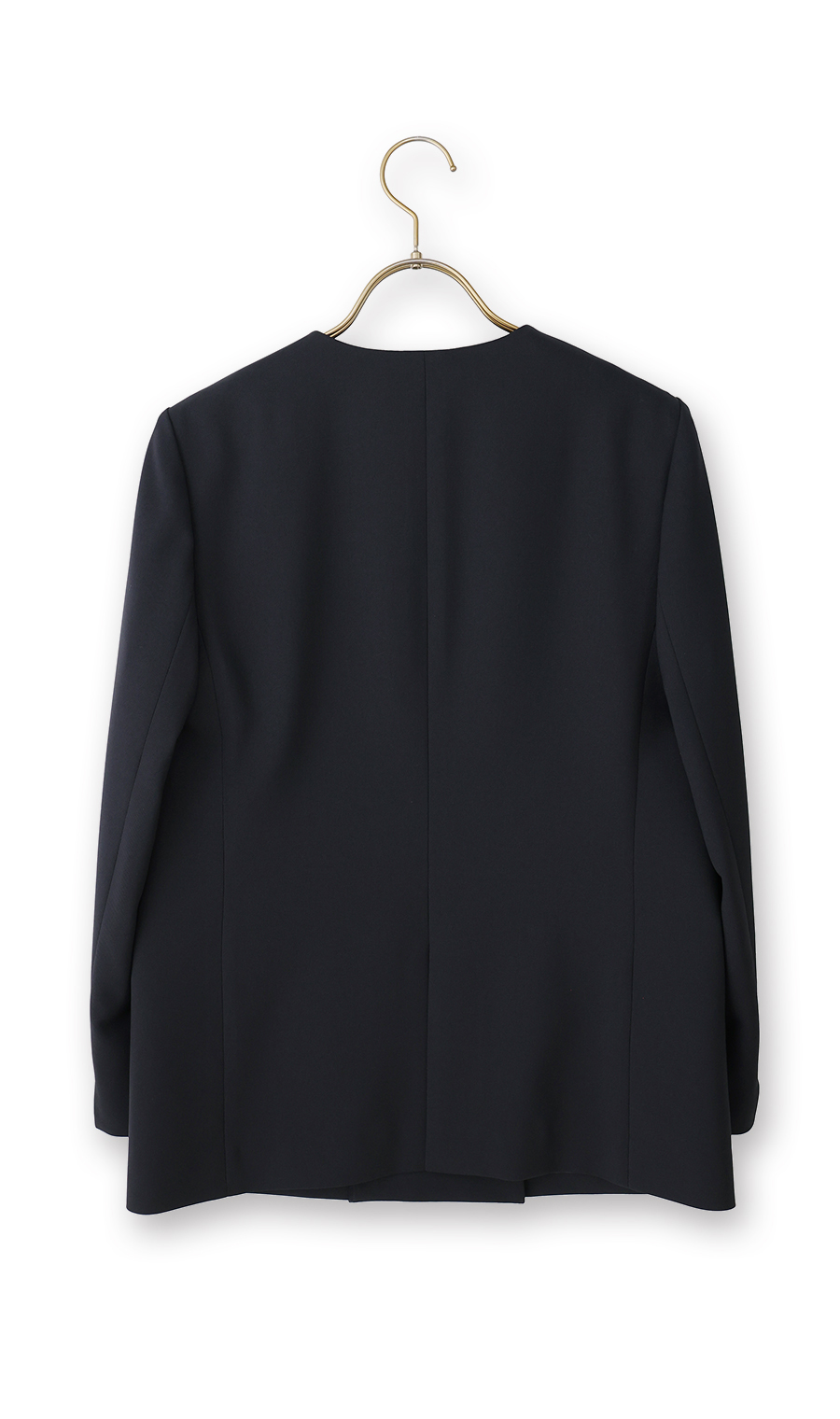 Vカラー2ボタンダブルジャケット【セットアップ着用可】 ネイビー S