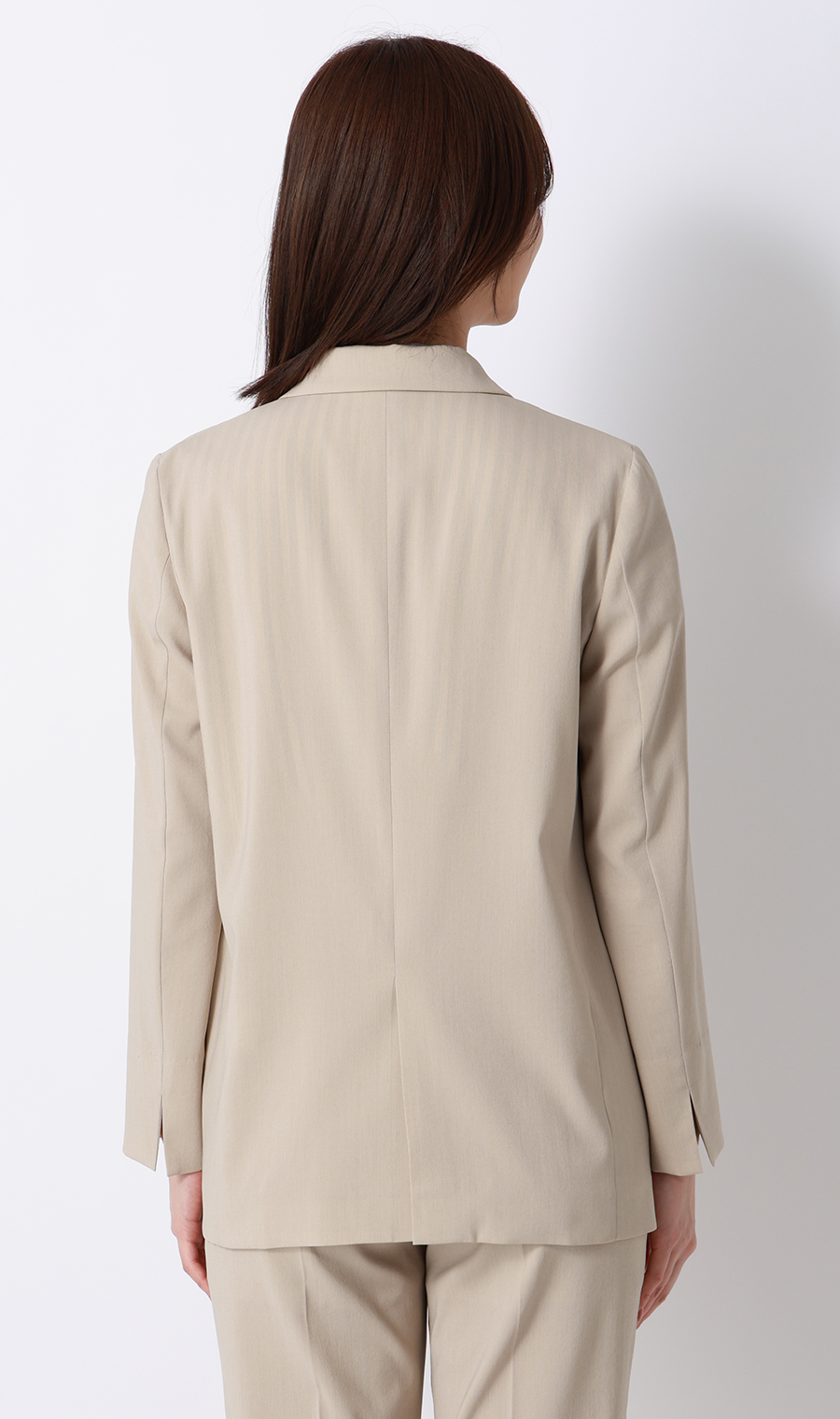 4ボタンダブルジャケット【超軽量】【涼】【セットアップ着用可】 ベージュ S