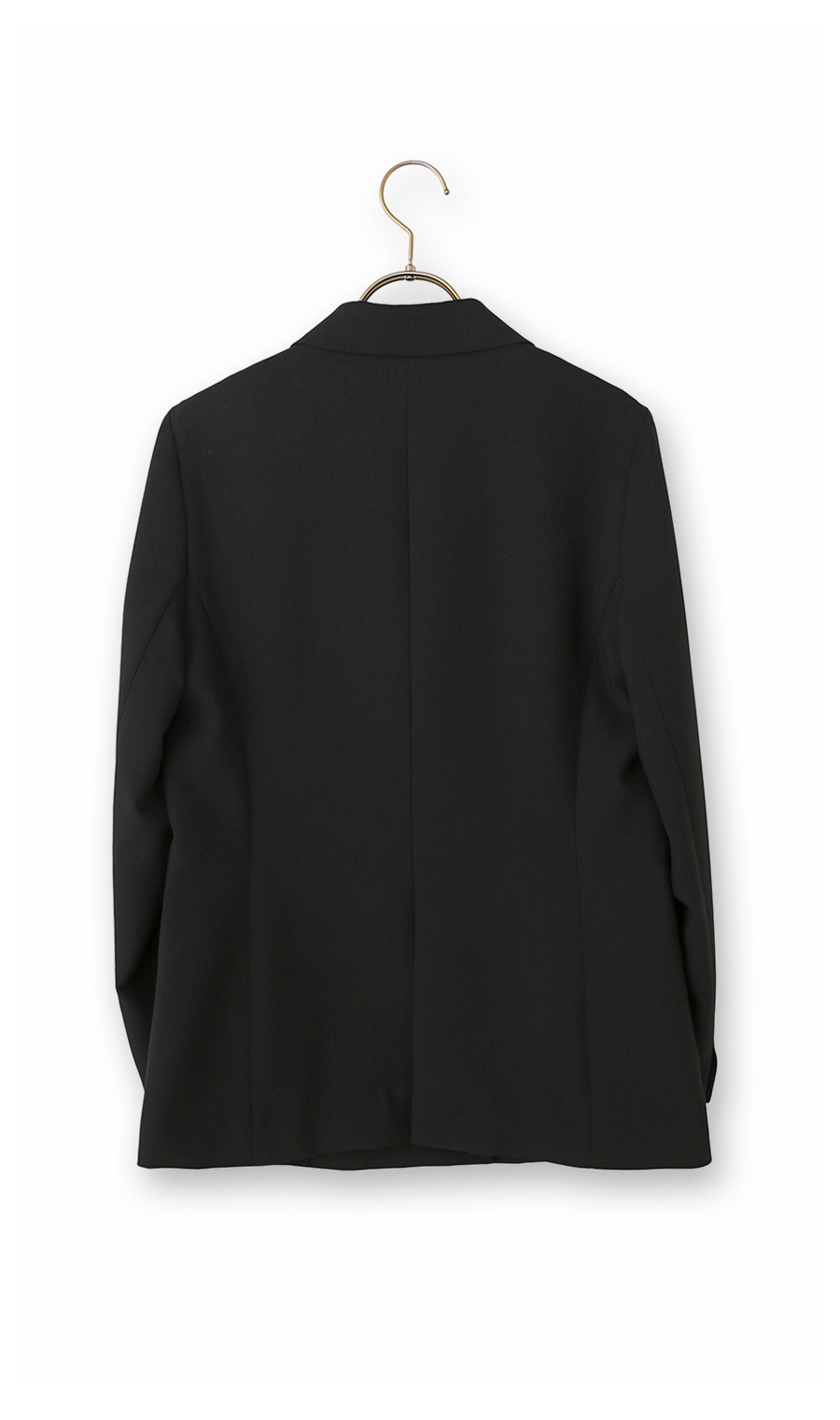 4-Button Double-Breasted Jacket (Can be worn as a set) Black, Size S