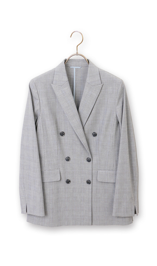 6ボタンダブルジャケット【超接触冷感】【セットアップ着用可】