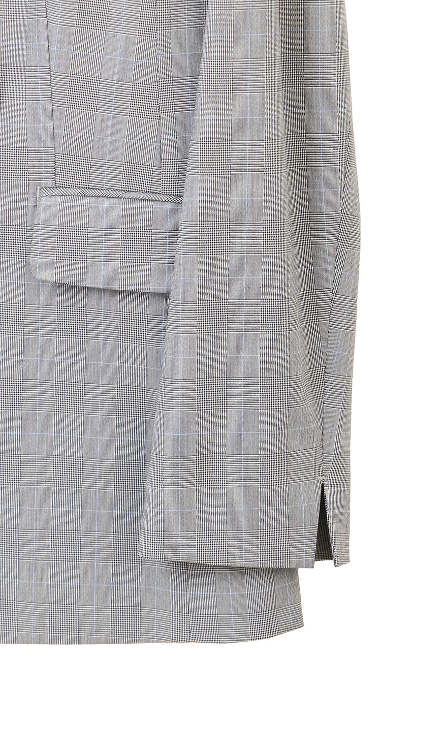 6ボタンダブルジャケット【超接触冷感】【セットアップ着用可】 グレー S