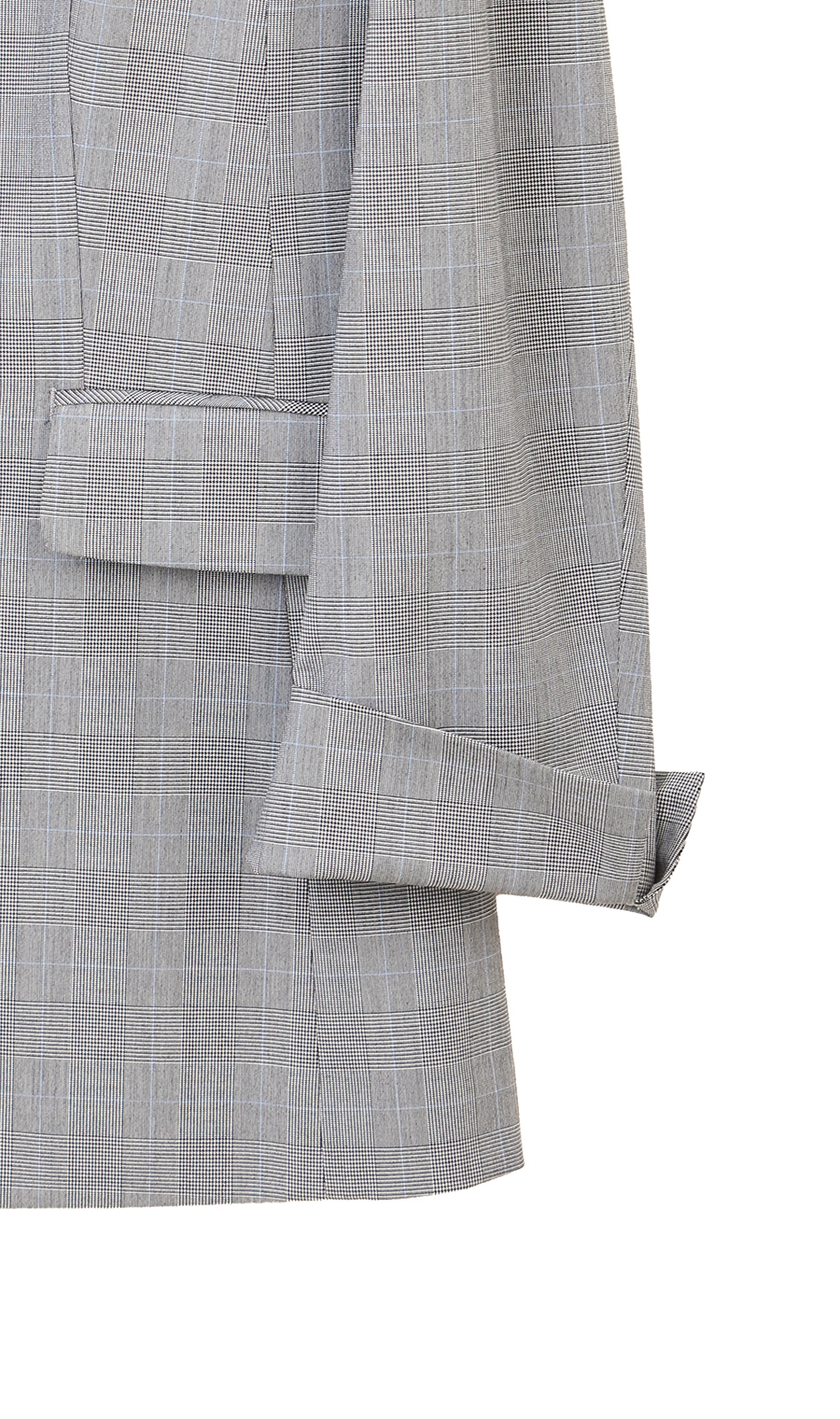 6ボタンダブルジャケット【超接触冷感】【セットアップ着用可】 グレー S