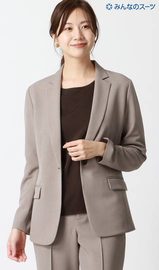 ■【みんなのスーツ】テーラードジャケット【セットアップ着用可】