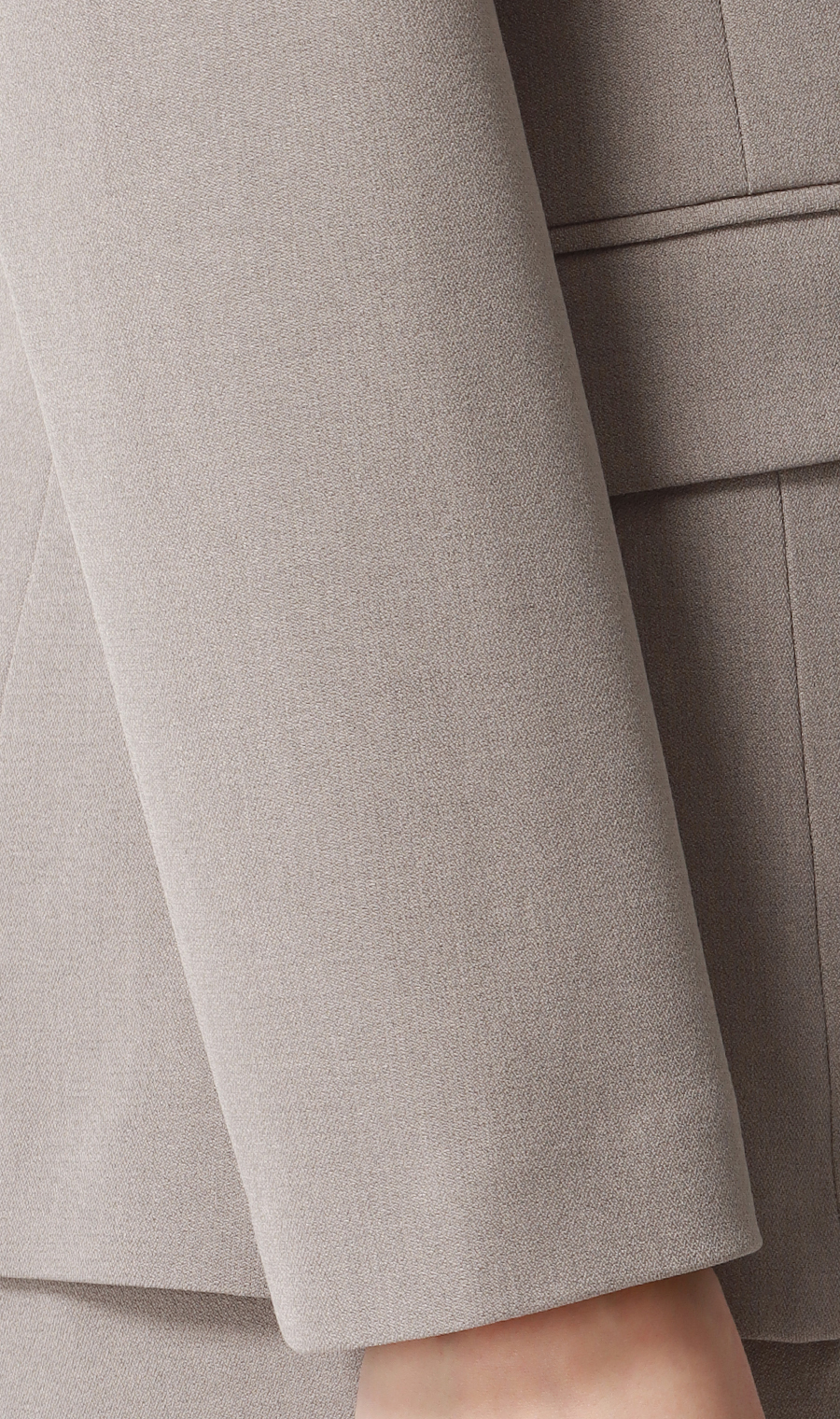 【みんなのスーツ】テーラードジャケット【セットアップ着用可】 グレージュ SS