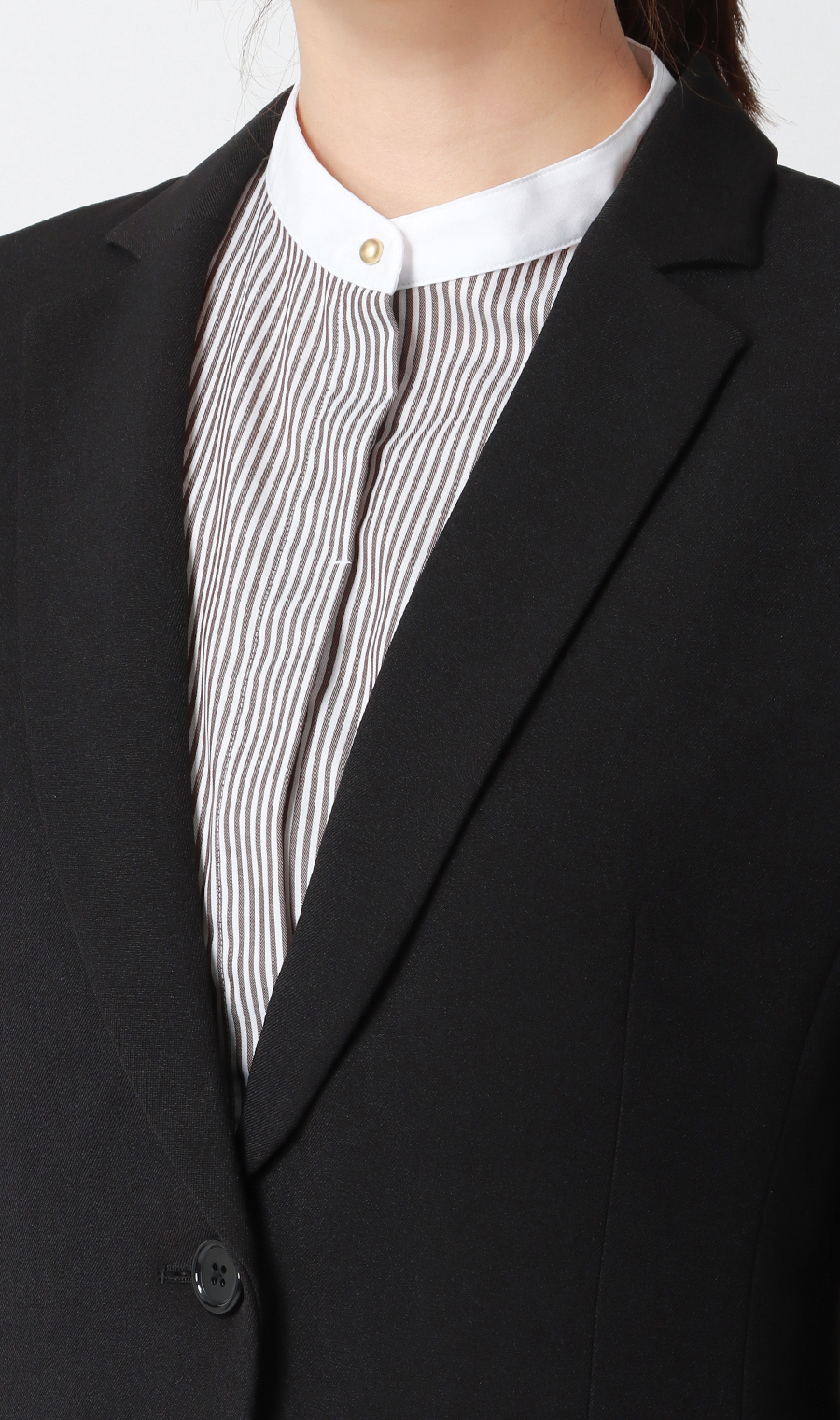 【みんなのスーツ】テーラードジャケット【セットアップ着用可】 ブラック SS