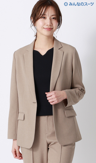 【みんなのスーツ】テーラードジャケット【セットアップ着用可】
