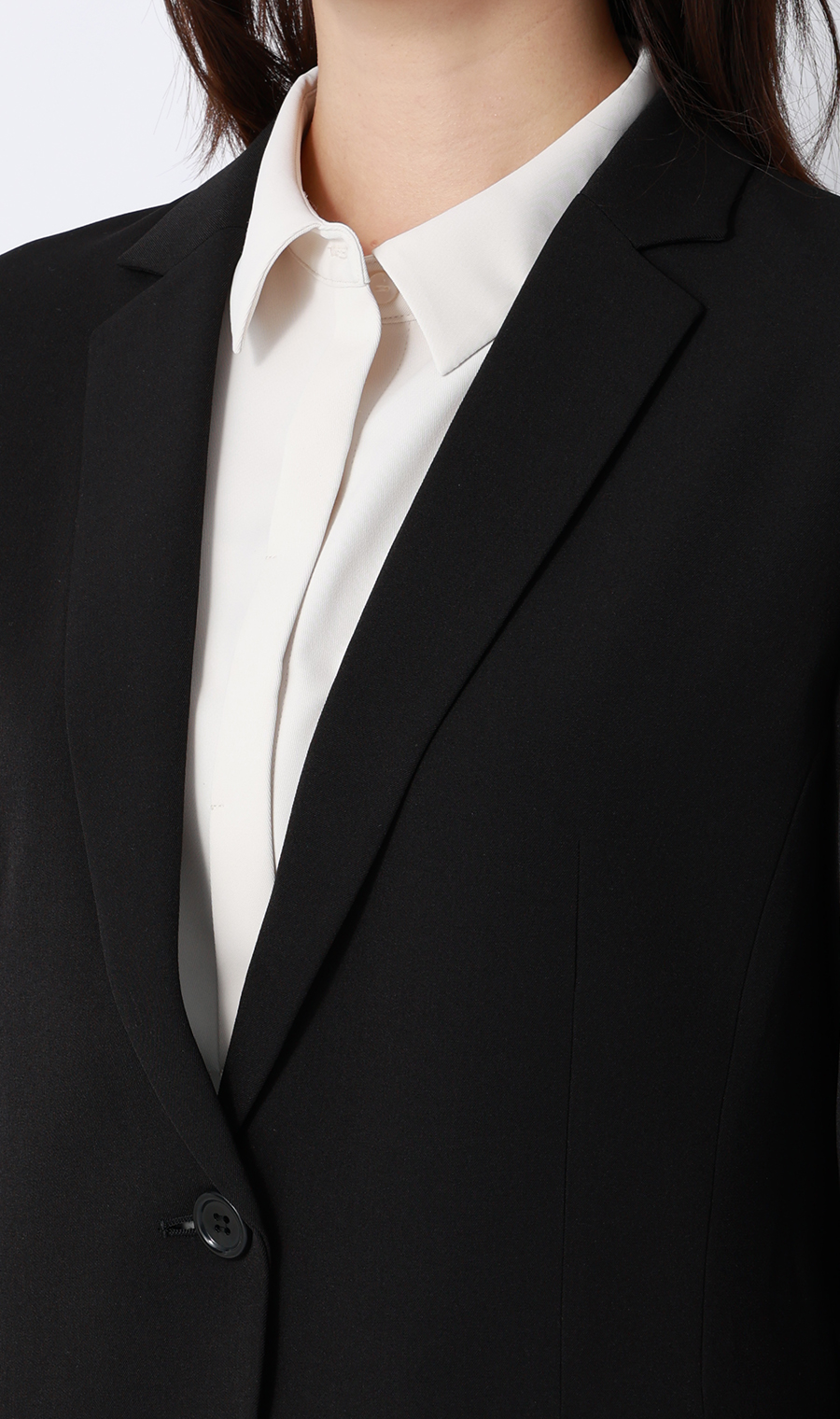 【みんなのスーツ】テーラードジャケット【セットアップ着用可】 ブラック SS