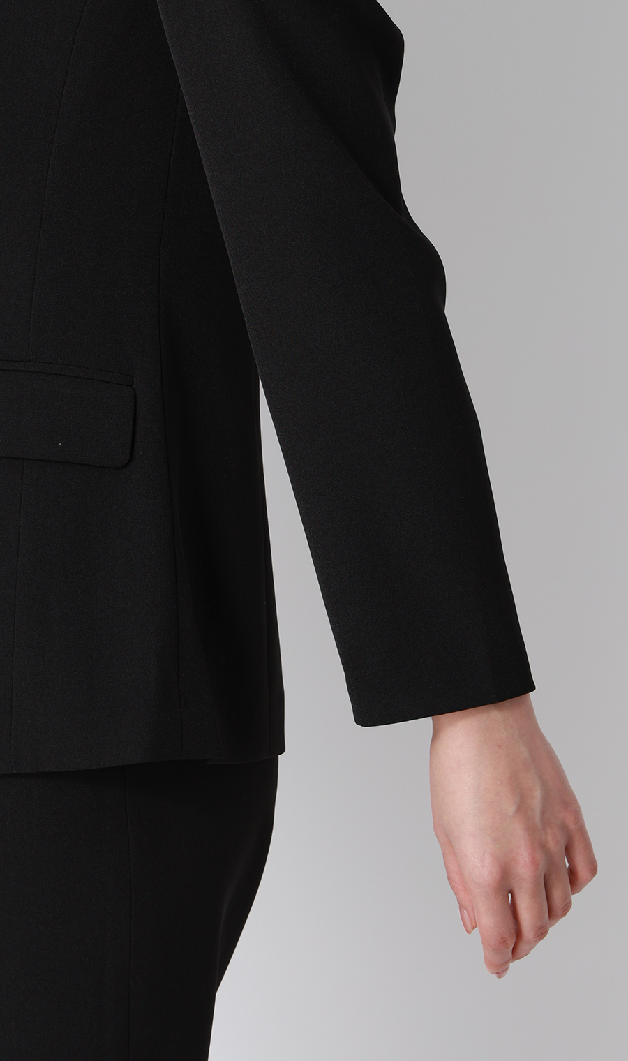 【みんなのスーツ】テーラードジャケット【セットアップ着用可】 ブラック SS
