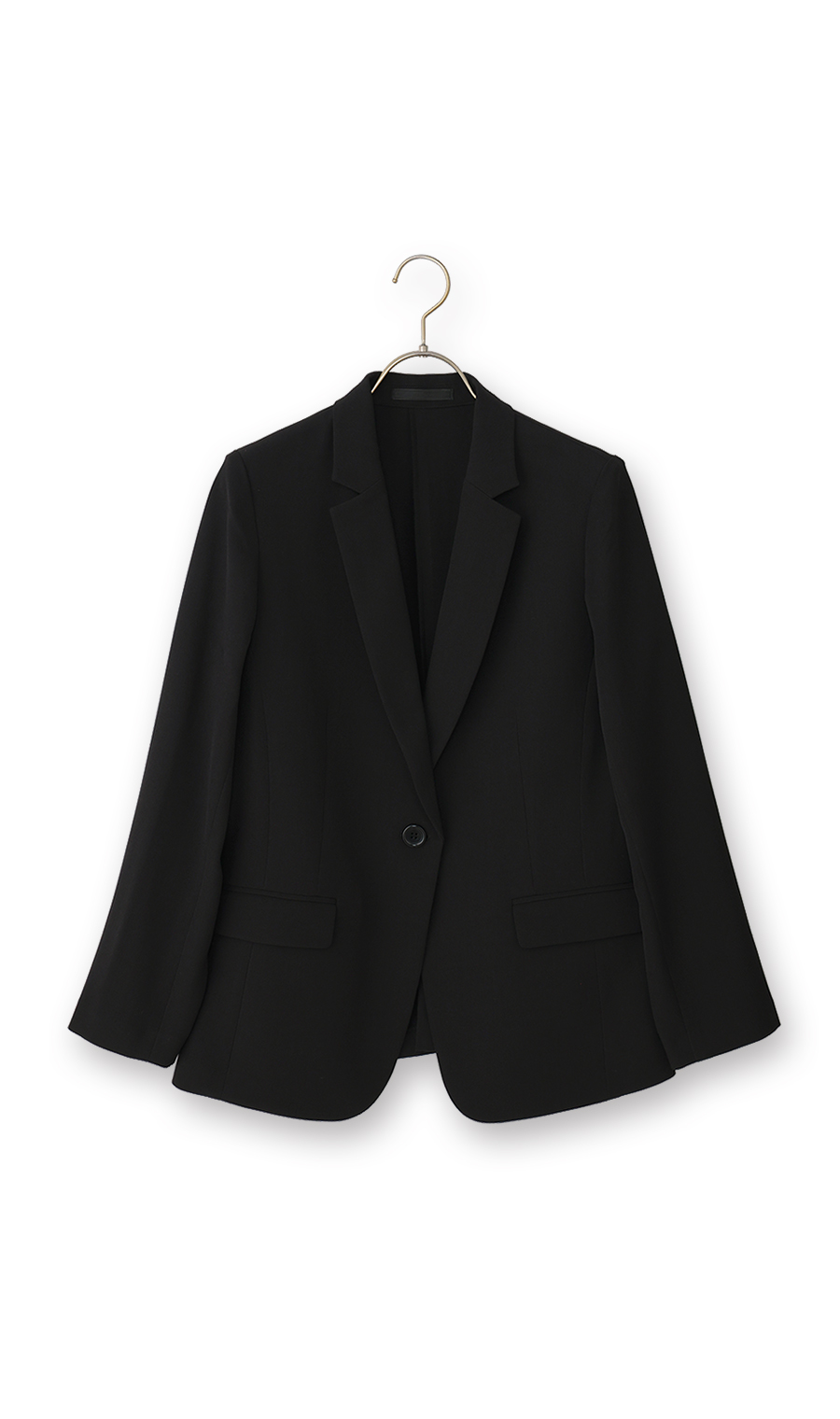 【みんなのスーツ】テーラードジャケット【セットアップ着用可】 ブラック SS
