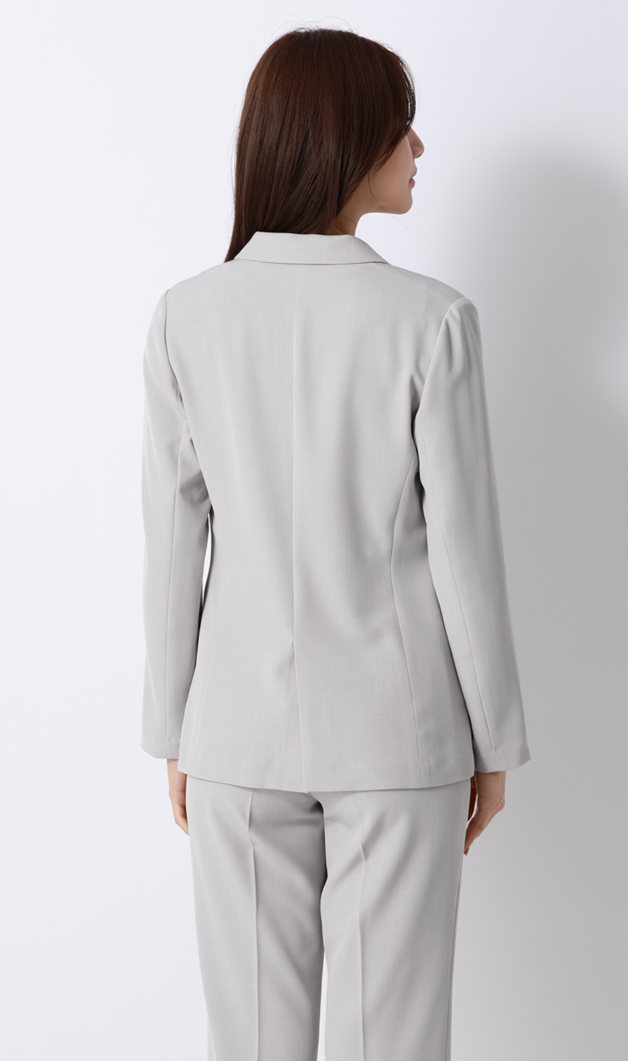 【みんなのスーツ】テーラードジャケット【セットアップ着用可】 ライトグレー SS