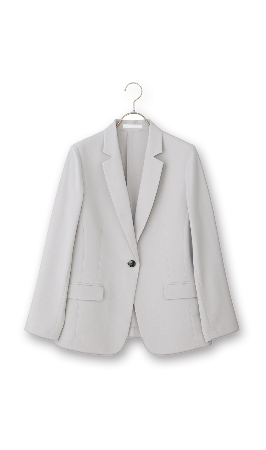 【みんなのスーツ】テーラードジャケット【セットアップ着用可】 ライトグレー LL