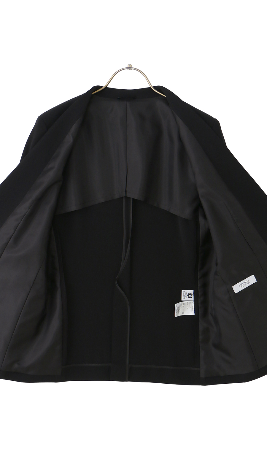 ■Vカラージャケット+ワンピースセット【セット販売】【WEB限定】 ブラック M