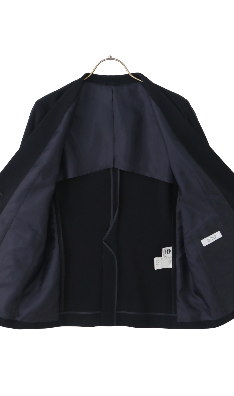 ■Vカラージャケット＋ワンピースセット【セット販売】【WEB限定】 ネイビー M