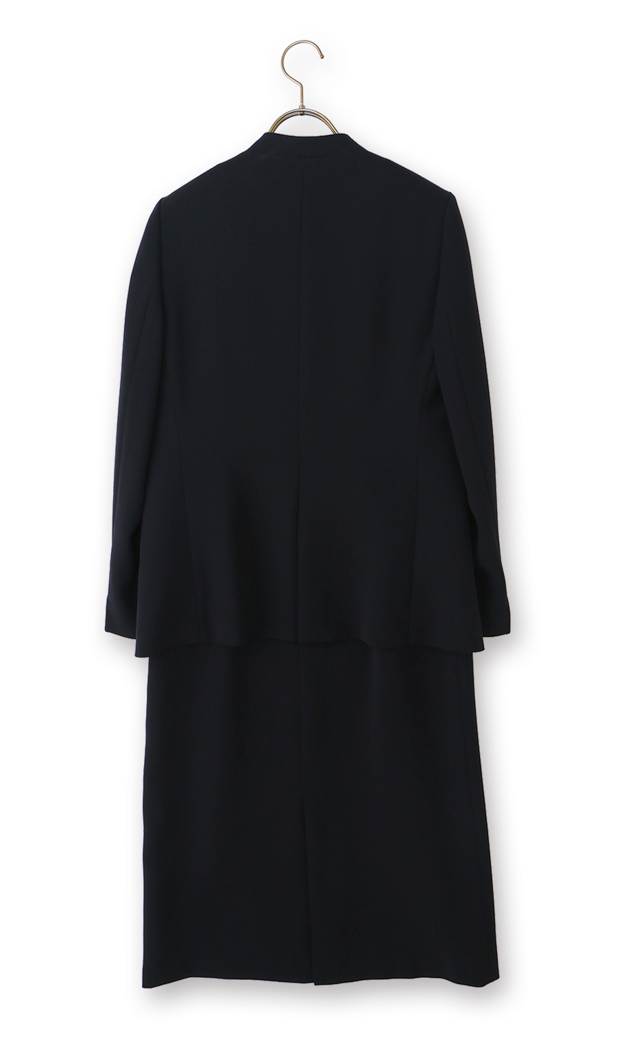 ■Vカラージャケット＋ワンピースセット【セット販売】【WEB限定】 ネイビー M