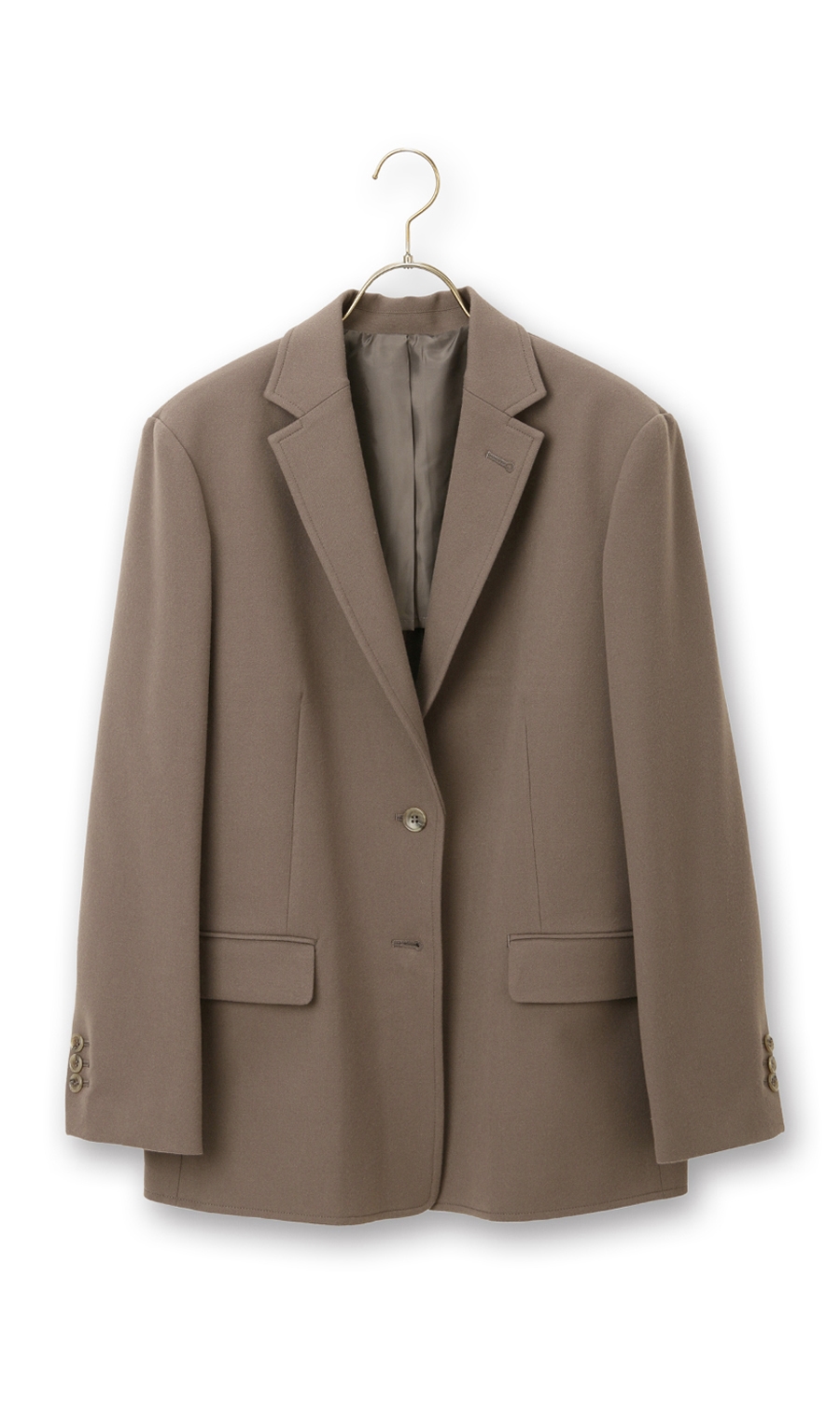 2ボタンテーラードジャケット《セットアップ着用可》《WEB限定》 ブラウン M