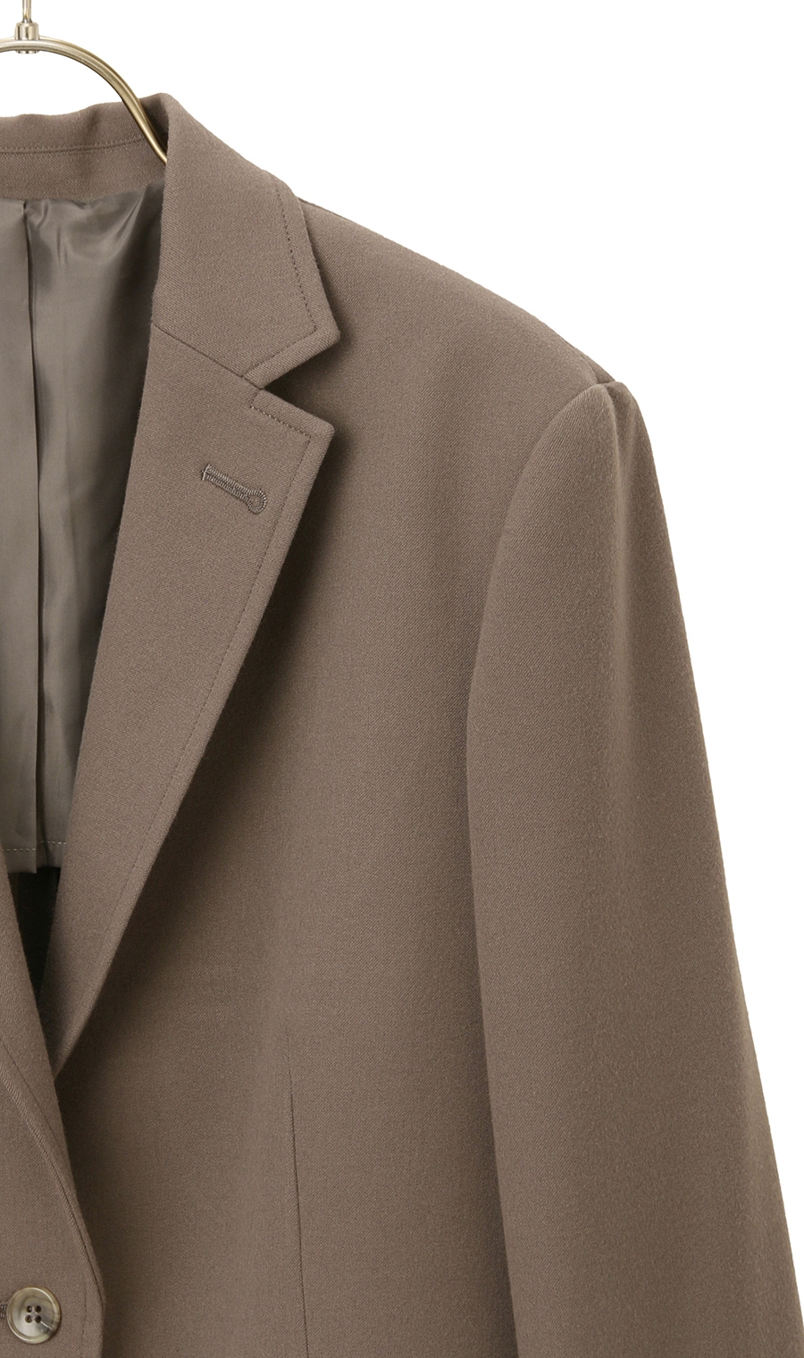 2ボタンテーラードジャケット《セットアップ着用可》《WEB限定》 ブラウン M