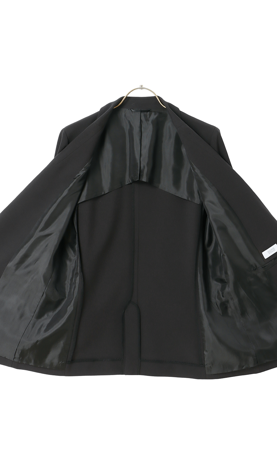 ■1ボタンテーラードジャケット+ストレートパンツセット【セット販売】【裾上げ済】【WEB限定】 ブラック S