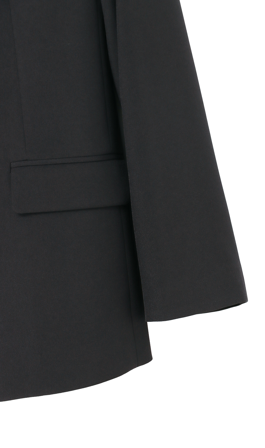 ■1ボタンテーラードジャケット+ストレートパンツセット【セット販売】【裾上げ済】【WEB限定】 ブラック S