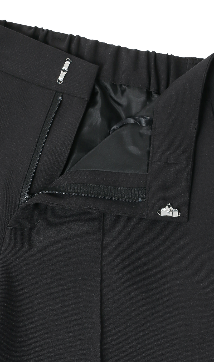 ■1ボタンテーラードジャケット+ストレートパンツセット【セット販売】【裾上げ済】【WEB限定】 ブラック S