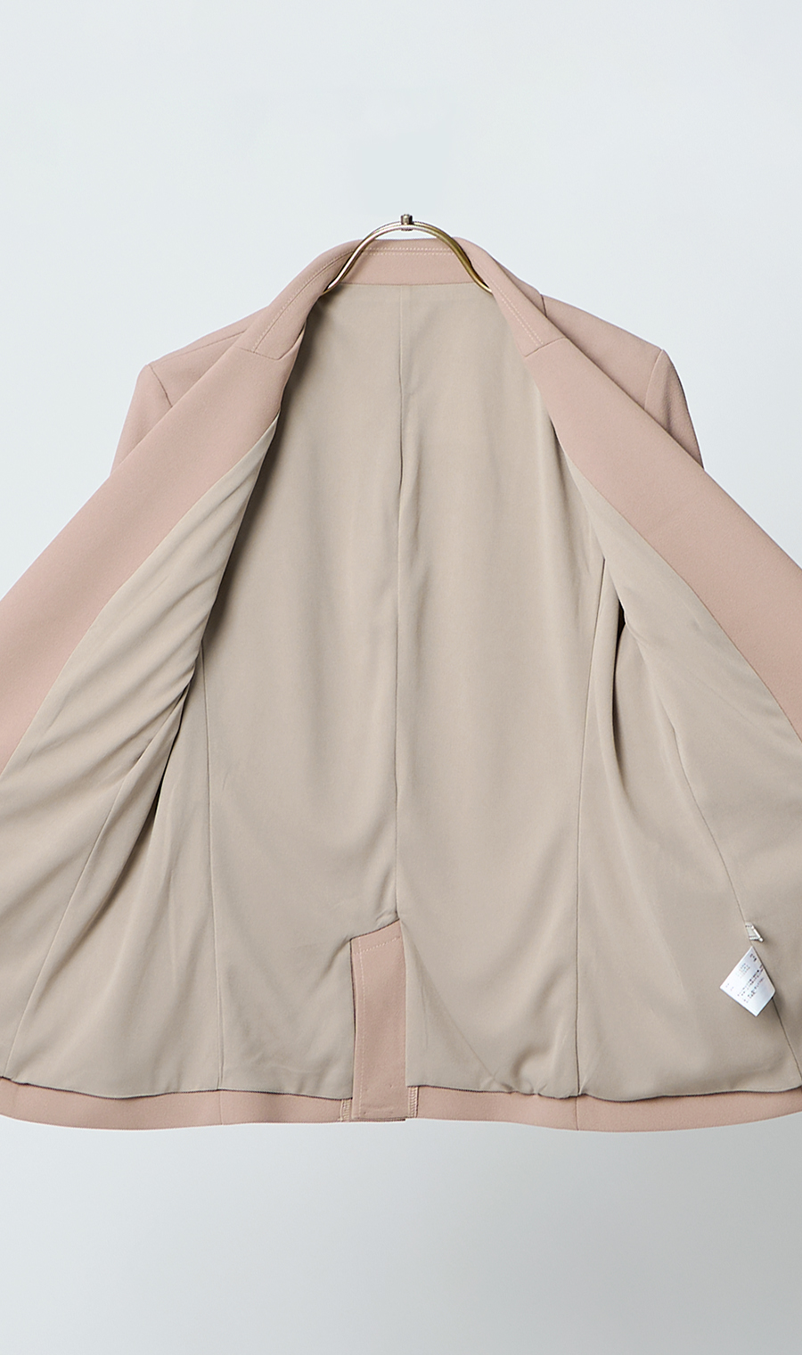 1ボタンテーラードジャケット+テーパードパンツセット【セット販売】【WEB限定】 ベージュ S