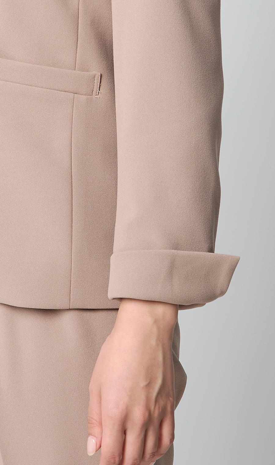 1ボタンテーラードジャケット+テーパードパンツセット【セット販売】【WEB限定】 ベージュ S