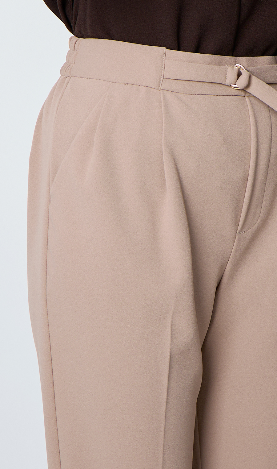 1ボタンテーラードジャケット+テーパードパンツセット【セット販売】【WEB限定】 ベージュ S