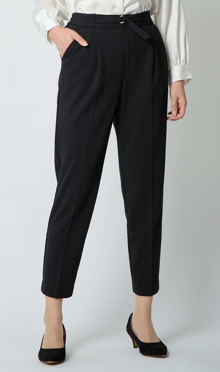 ✨美品✨セオリー　セットアップ　シティボンバージャケット　テーパードパンツ　Ｌ 週替わりSALE_レディース】□1ボタンテーラードジャケット＋