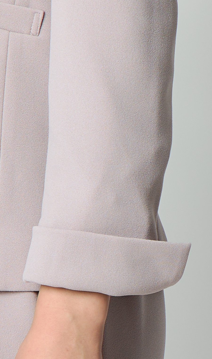 1ボタンテーラードジャケット＋テーパードパンツセット【セット販売】【WEB限定】 グレー S