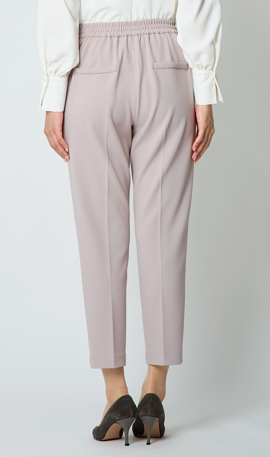 1ボタンテーラードジャケット＋テーパードパンツセット【セット販売】【WEB限定】 グレー S