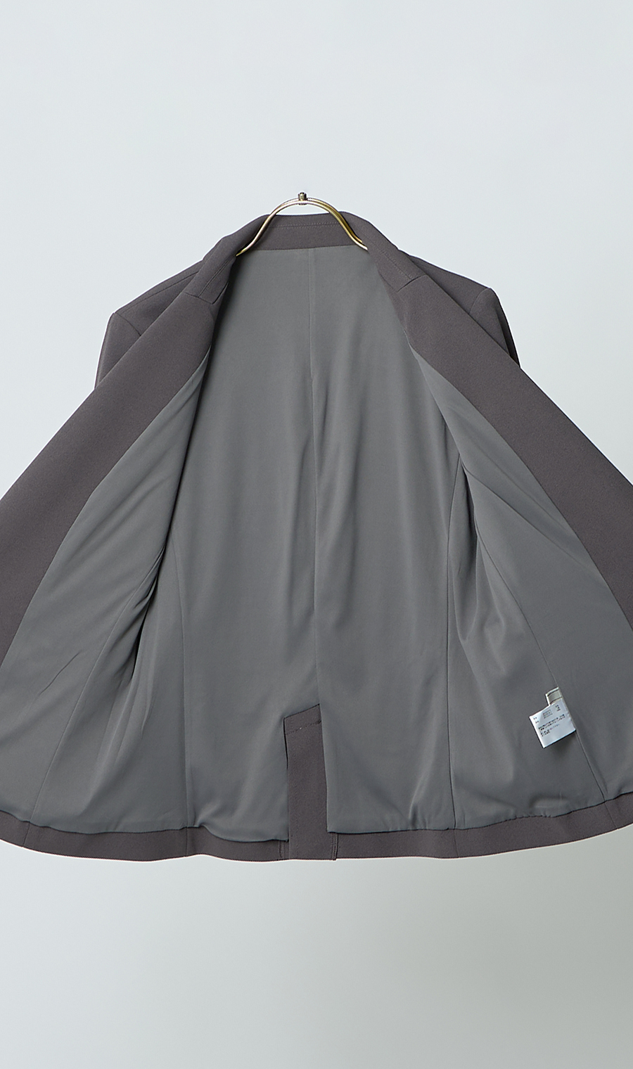 1ボタンテーラードジャケット＋テーパードパンツセット【セット販売】【WEB限定】 グレー S