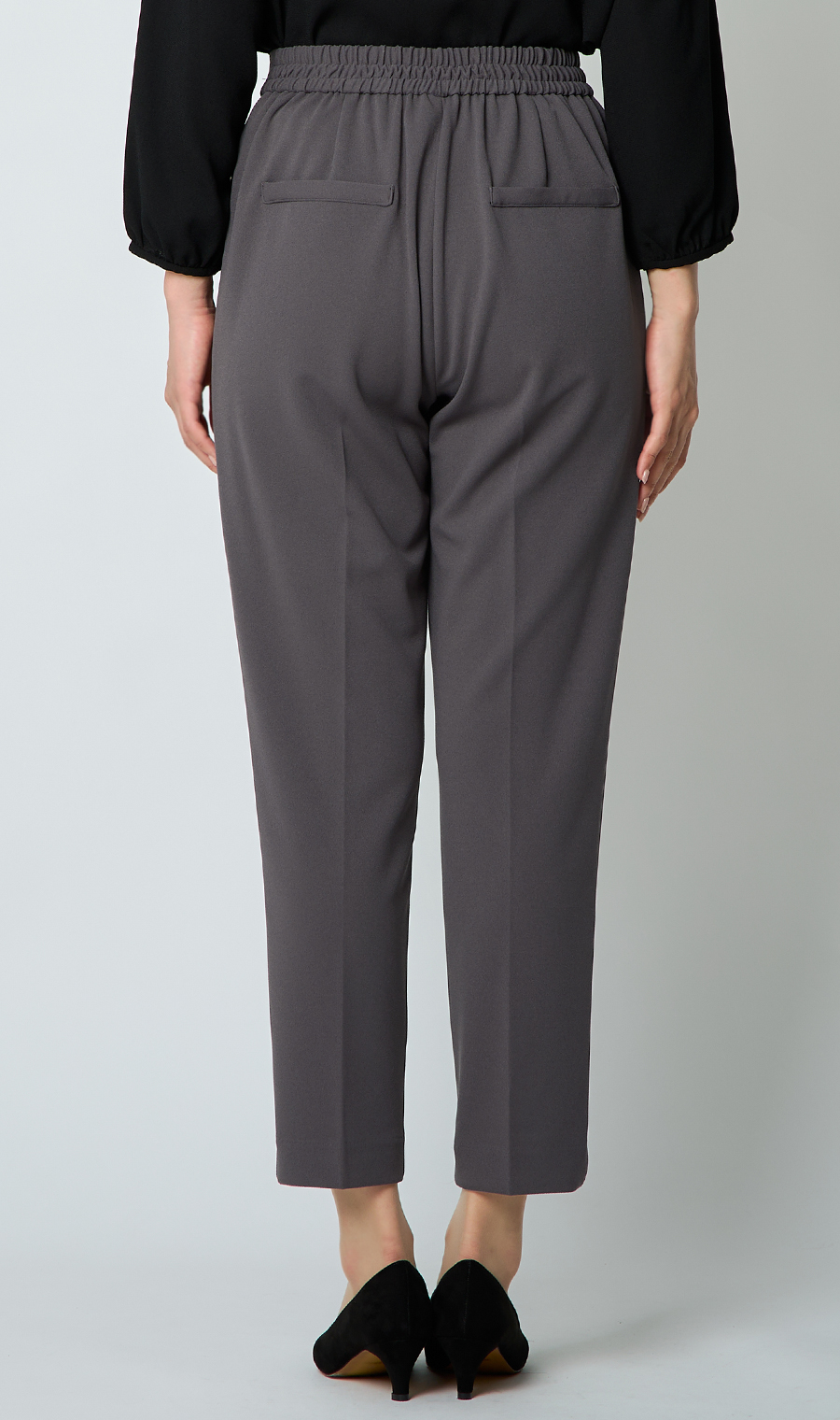 1ボタンテーラードジャケット＋テーパードパンツセット【セット販売】【WEB限定】 グレー S