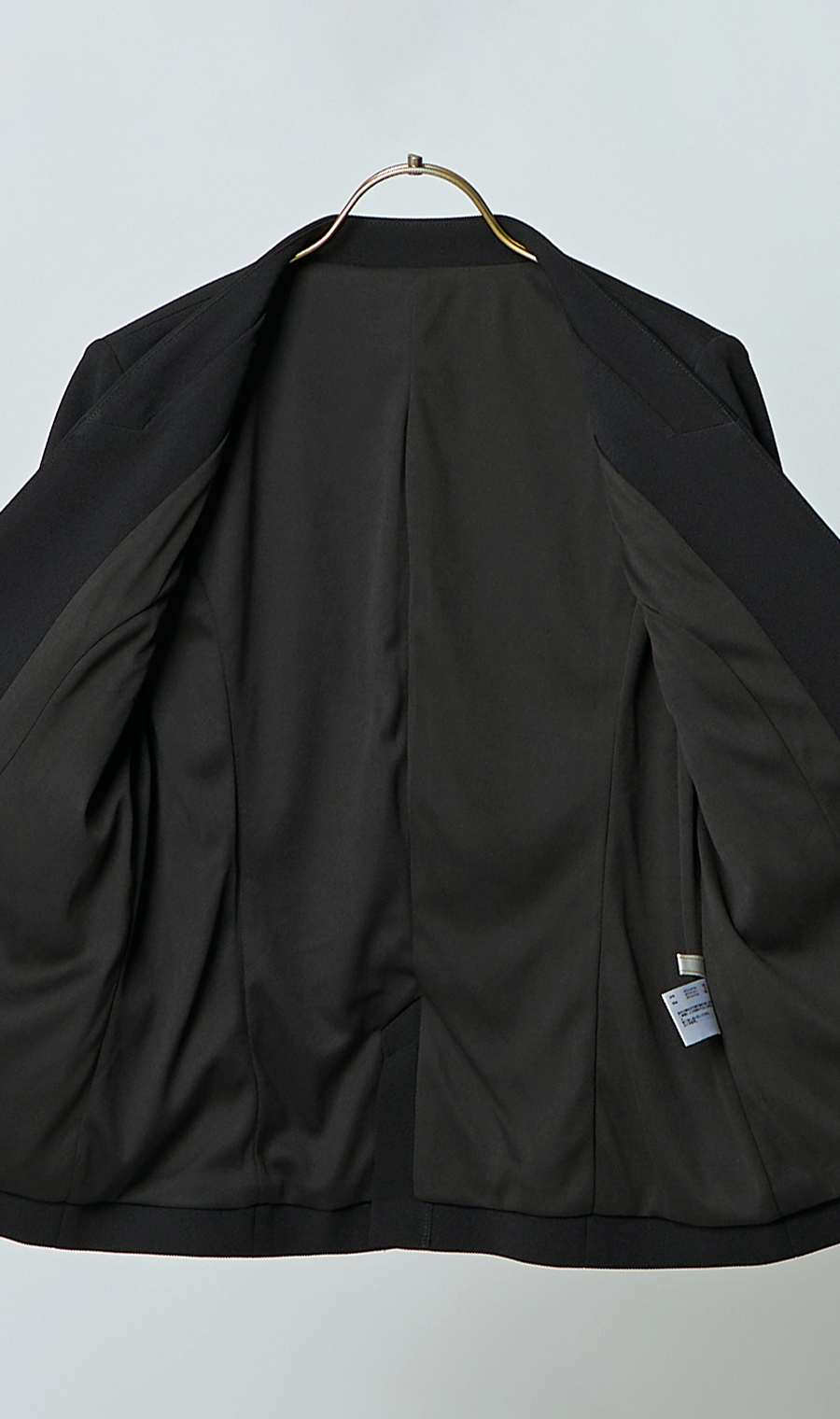 Vカラージャケット＋テーパードパンツセット【セット販売】【WEB限定】 ブラック M