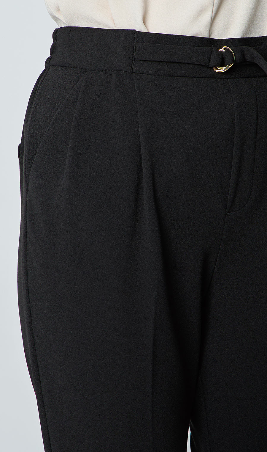 Vカラージャケット＋テーパードパンツセット【セット販売】【WEB限定】 ブラック M