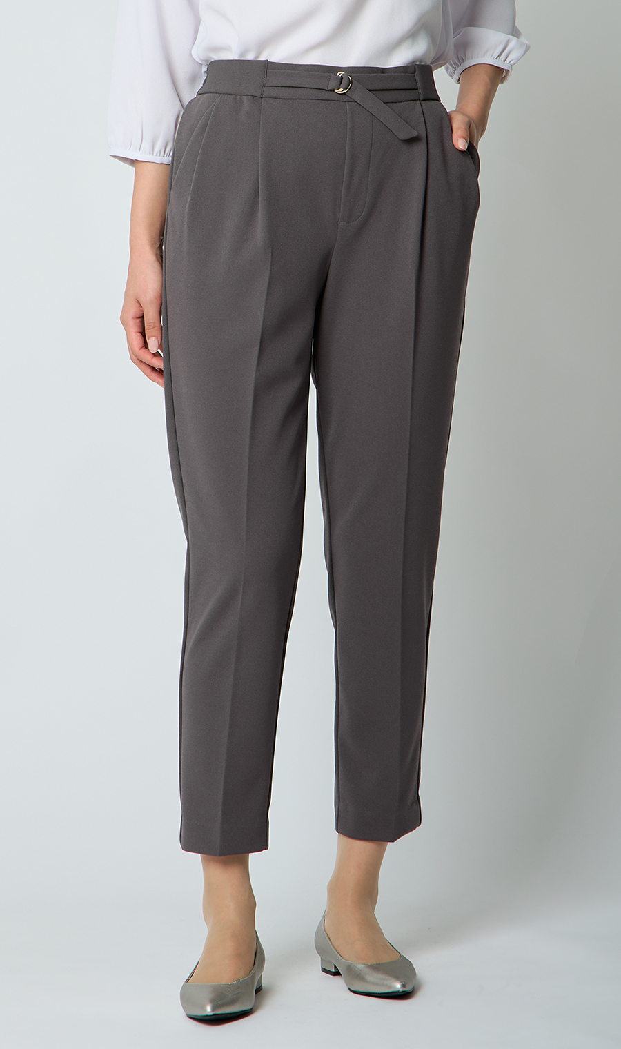 Vカラージャケット＋テーパードパンツセット【セット販売】【WEB限定】 グレー M