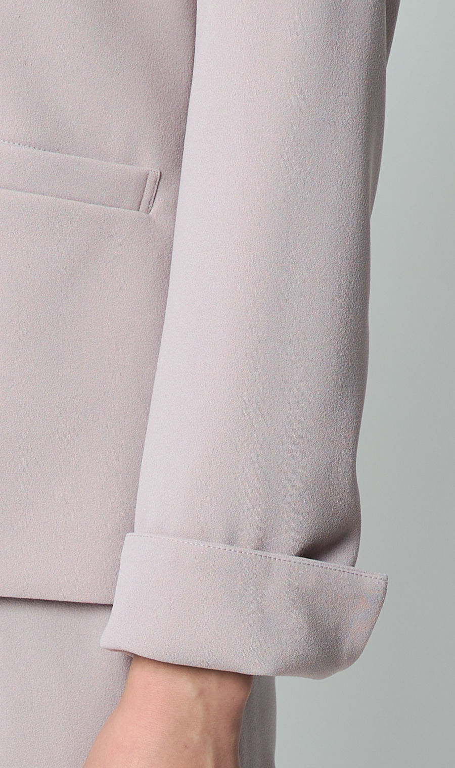 Vカラージャケット＋テーパードパンツセット【セット販売】【WEB限定】 グレー M