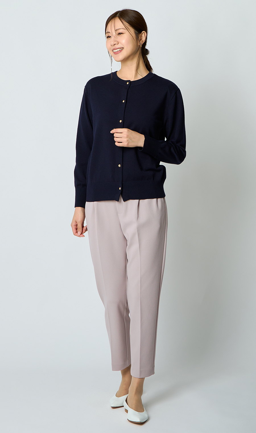 Vカラージャケット＋テーパードパンツセット【セット販売】【WEB限定】 グレー M