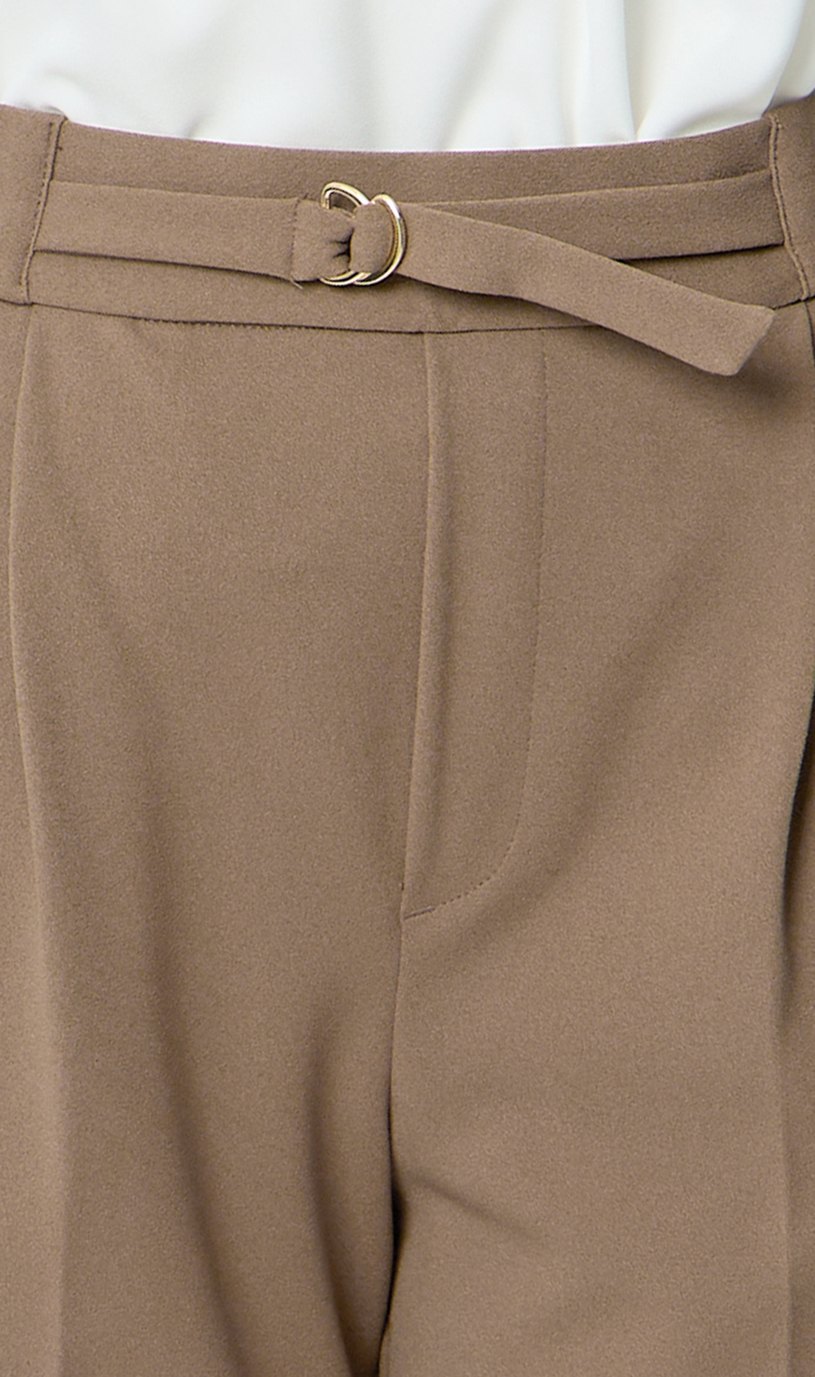 Vカラージャケット＋テーパードパンツセット【セット販売】【WEB限定】 ブラウン M