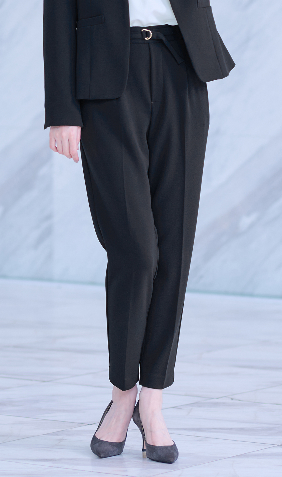 Vカラージャケット＋テーパードパンツセット【セット販売】【WEB限定】 ネイビー M