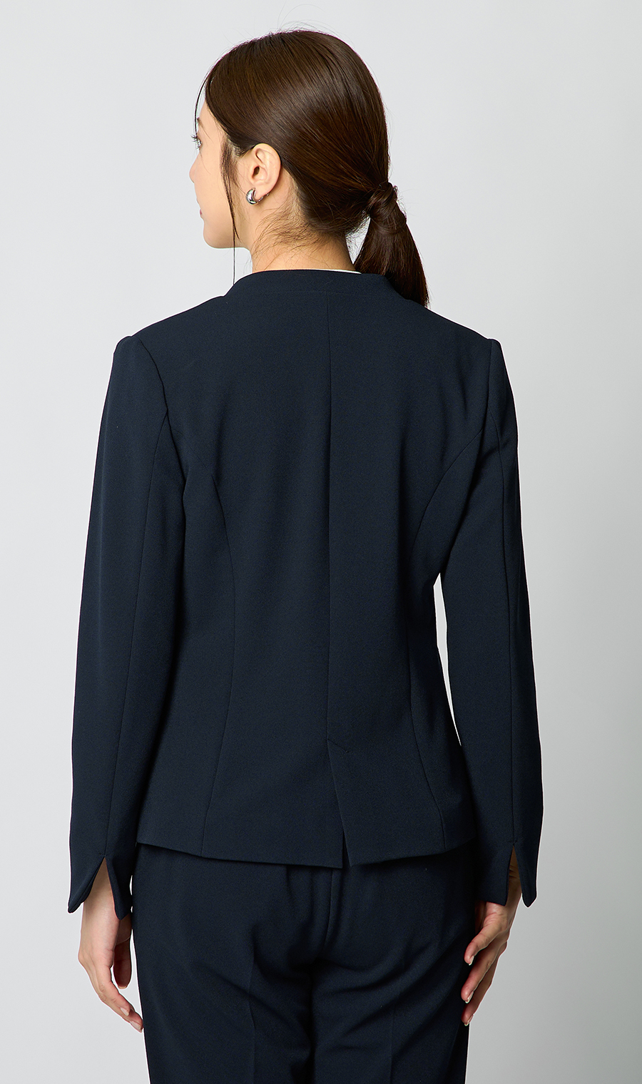 Vカラージャケット＋テーパードパンツセット【セット販売】【WEB限定】 ネイビー M