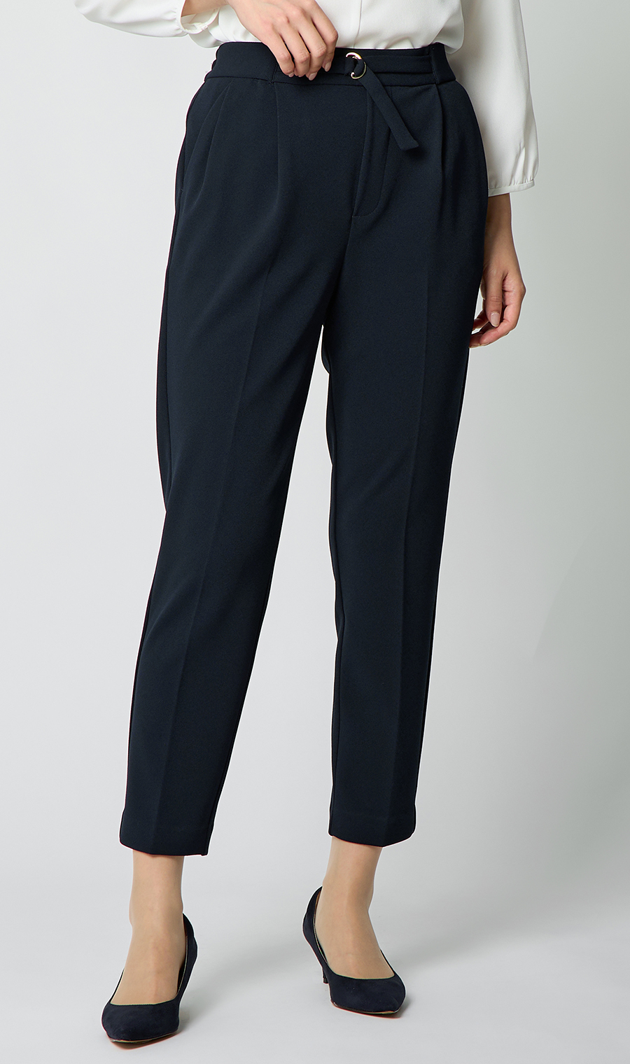 Vカラージャケット＋テーパードパンツセット【セット販売】【WEB限定】 ネイビー M